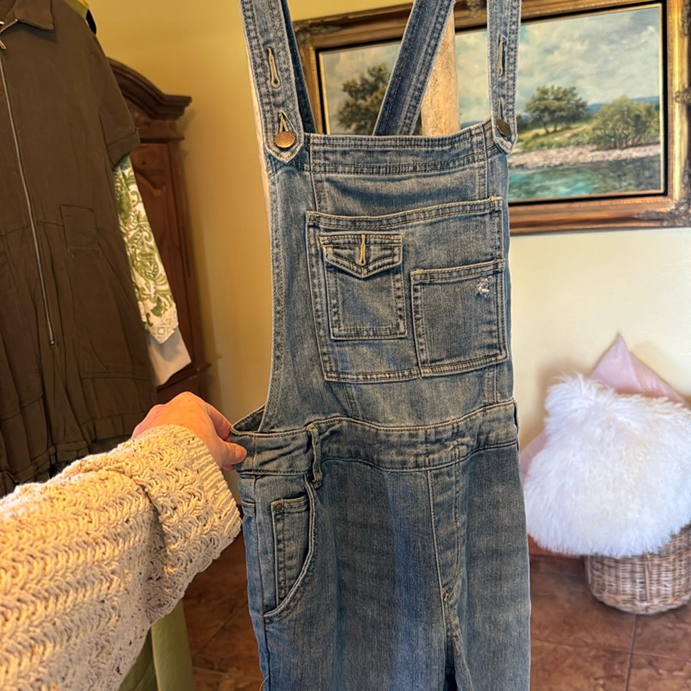 Free People Denim Overalls size 26